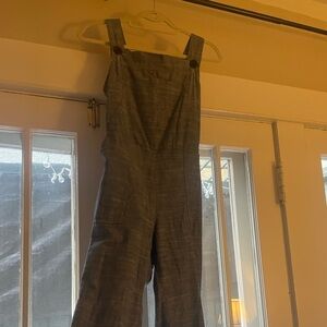 Blue Vintage Linen Overalls